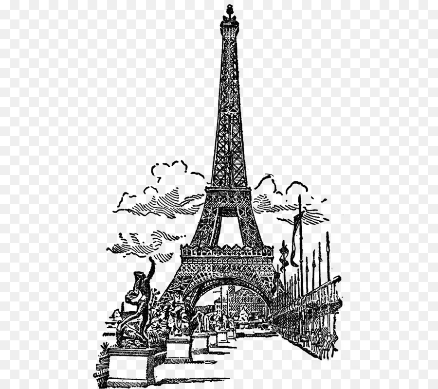 Menara Eiffel，Paris PNG