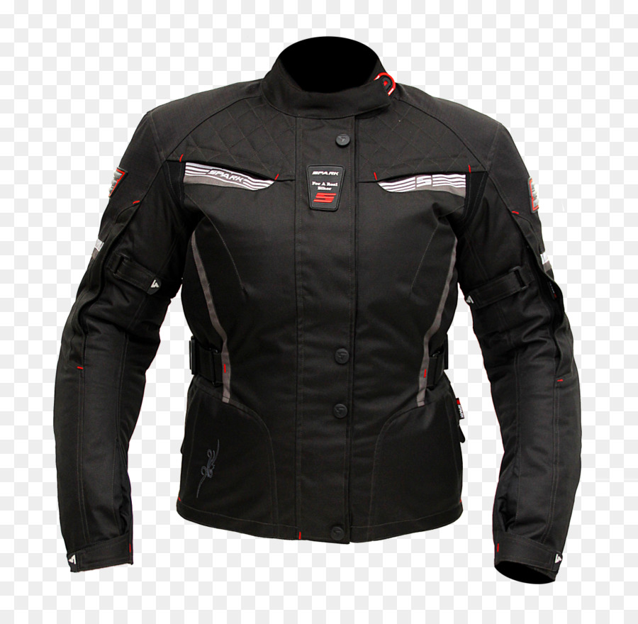 Jaket Kulit Hitam，Sepeda Motor PNG