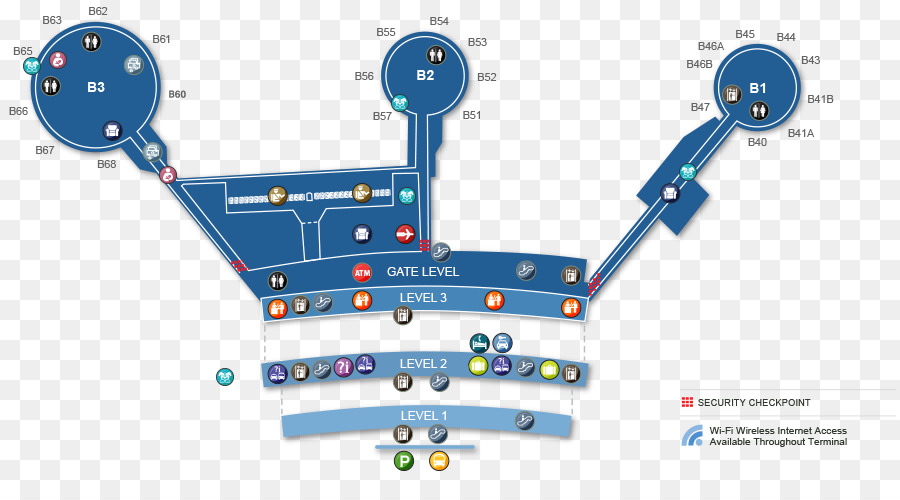 O Hare International Airport，Terminal Bandara PNG