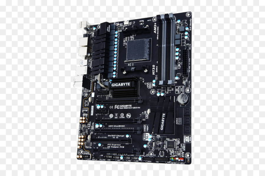 Gigabyte Ga990fxaud3，Soket Am3 PNG