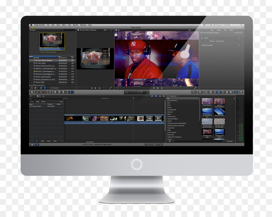 Monitor Komputer，Penyuntingan Video PNG