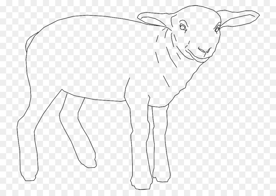 Kambing，Sketsa PNG