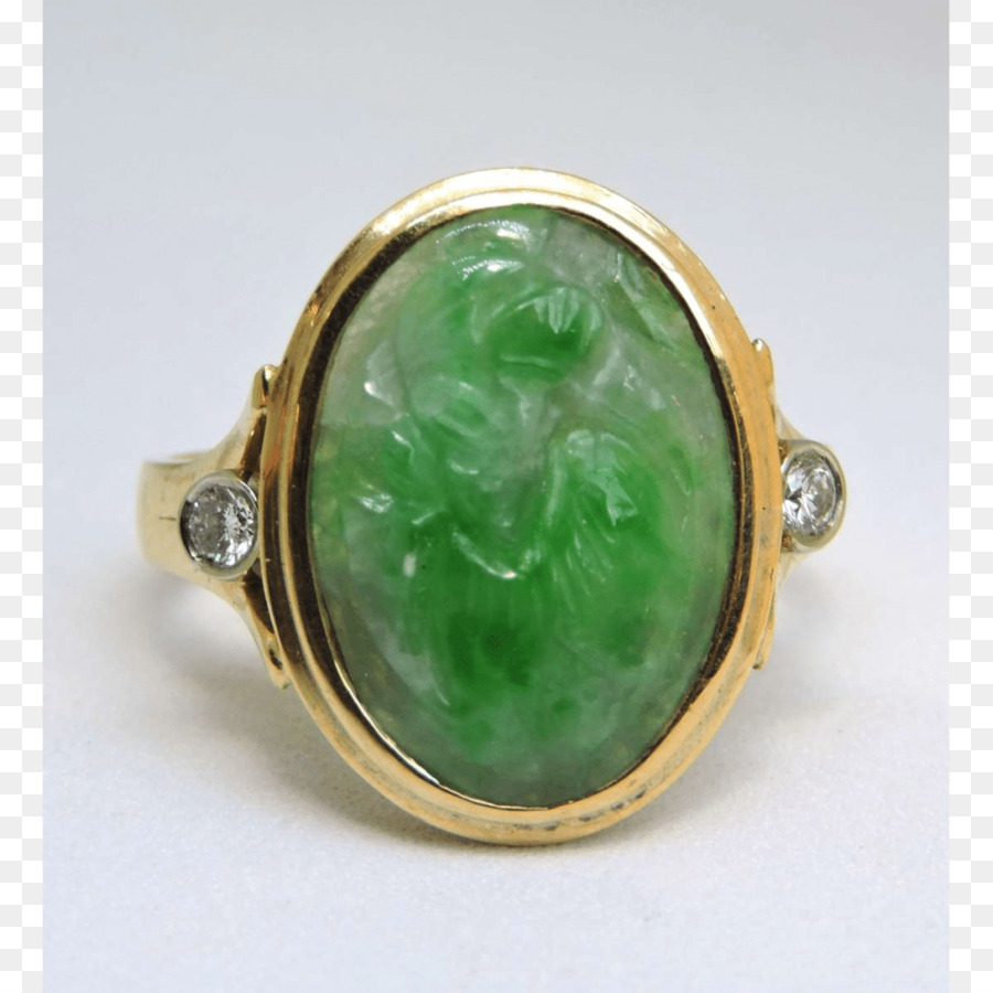 Cincin Batu Hijau，Emas PNG