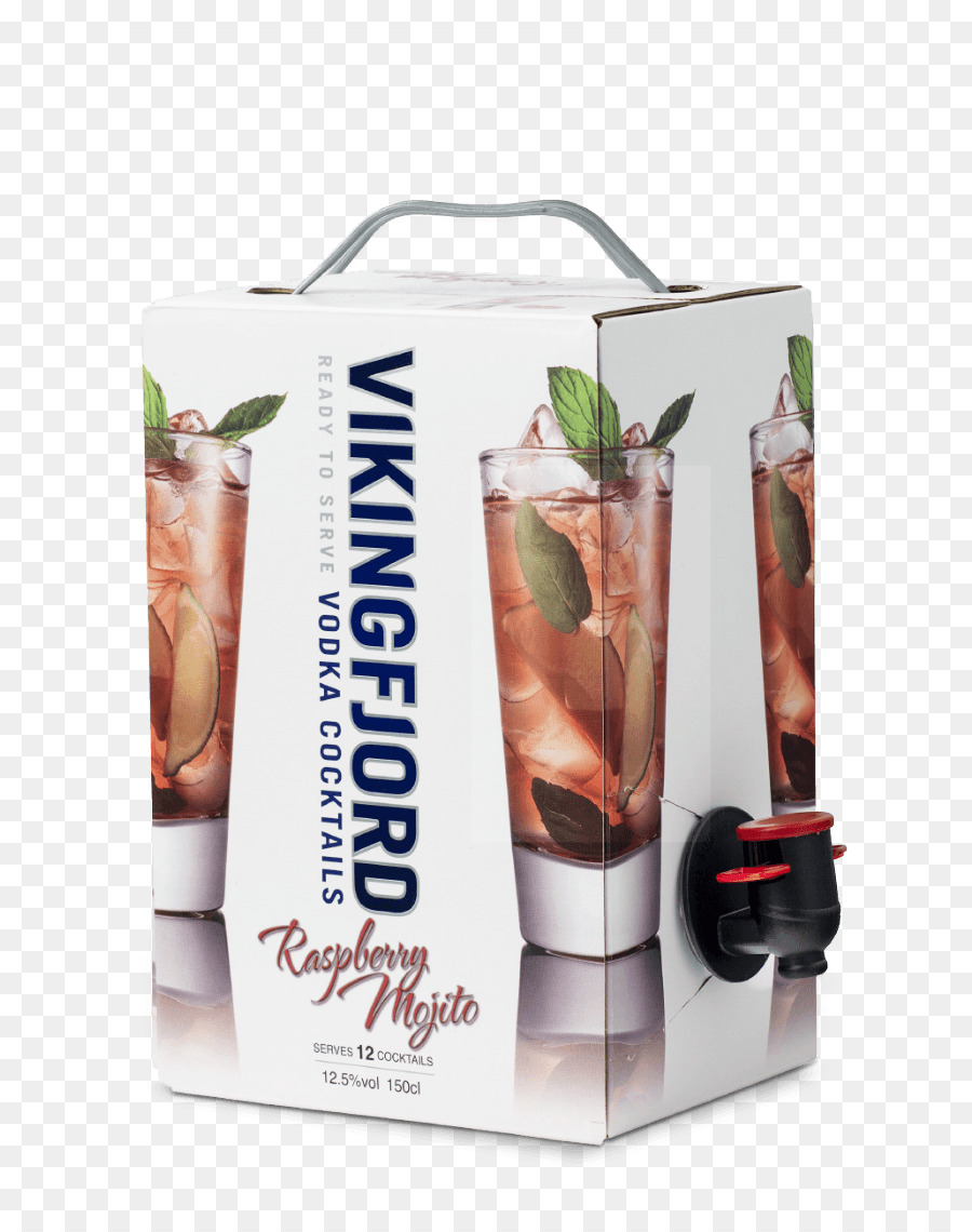 Vikingfjord Raspberry Mojito，Vodka PNG