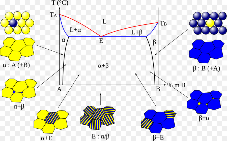 Eutektik Sistem，Diagram Fase PNG