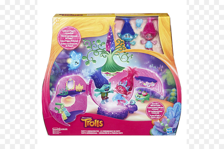 Hasbro Poppy Penobatan，Dreamworks Troll Poppy Penobatan Pod PNG