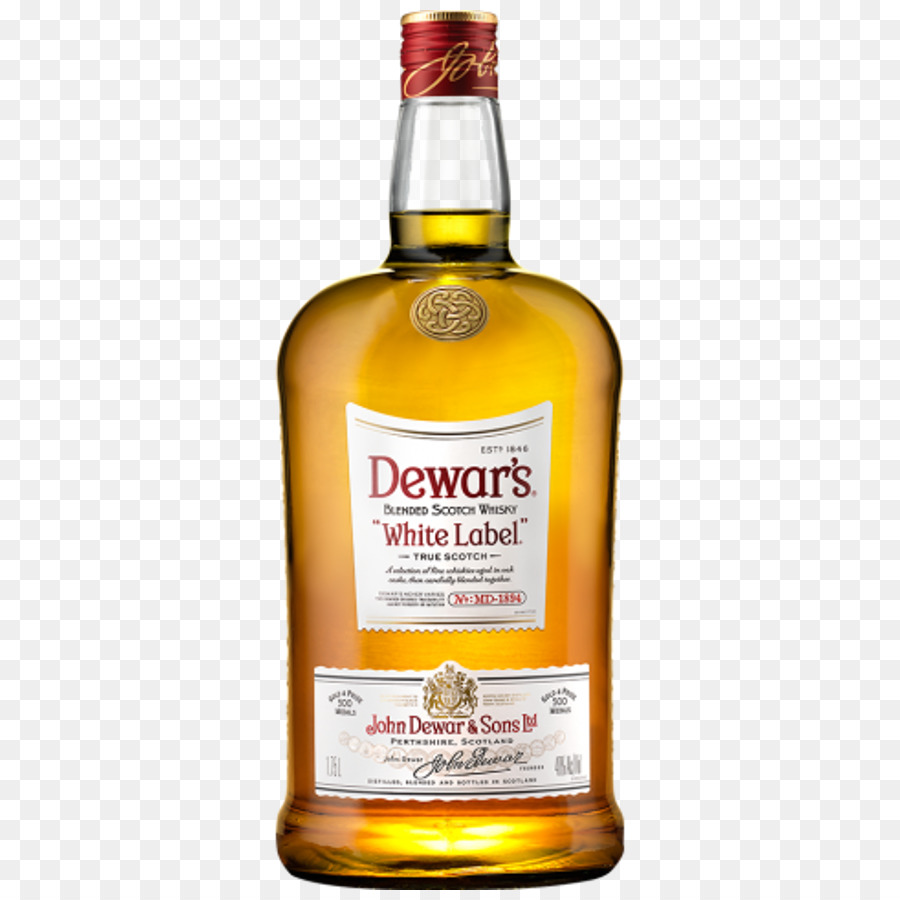 Label Putih Dewar，Wiski PNG