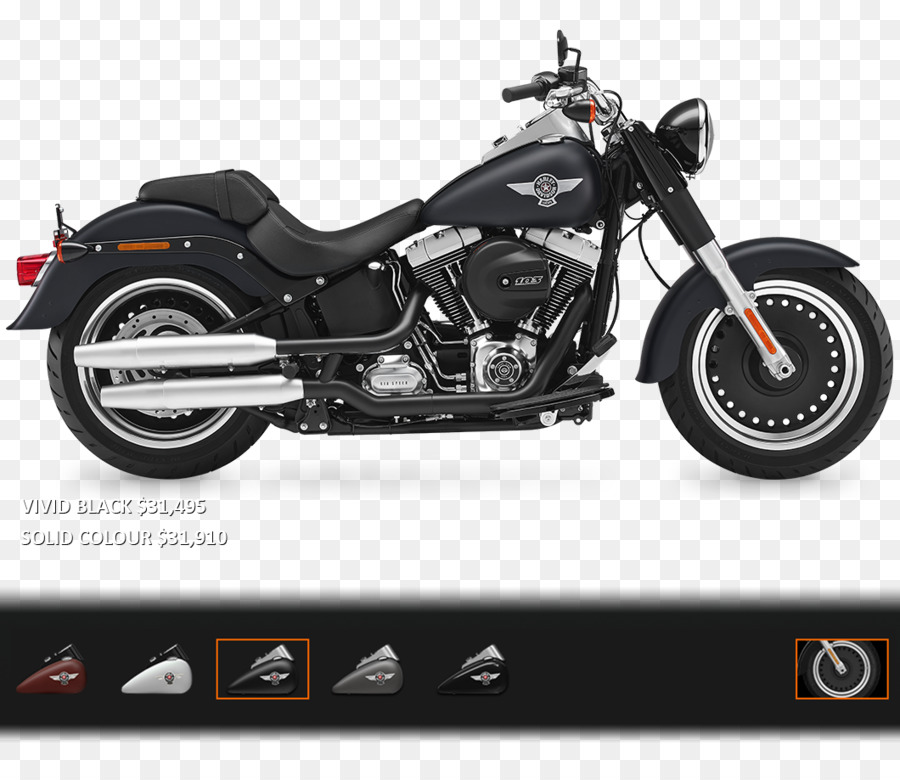 Harleydavidson Fat Boy Flstf，Harleydavidson PNG