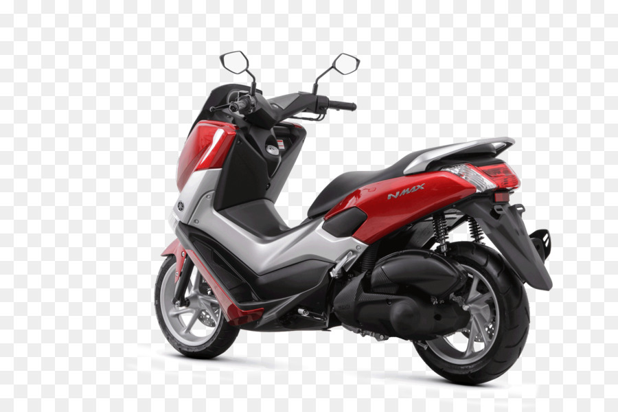 Sepeda Motor Merah Hitam，Skuter PNG