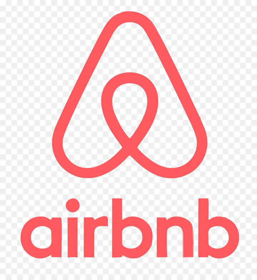 Logo Airbnb，Bepergian PNG