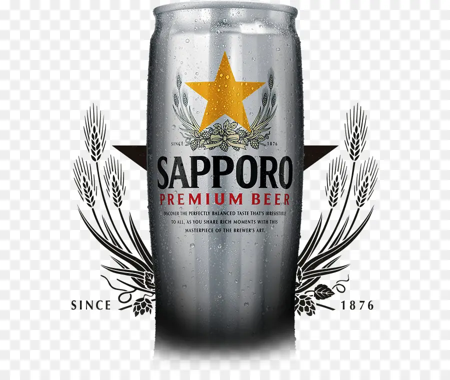 Bir Premium Sapporo，Kaleng Bir PNG