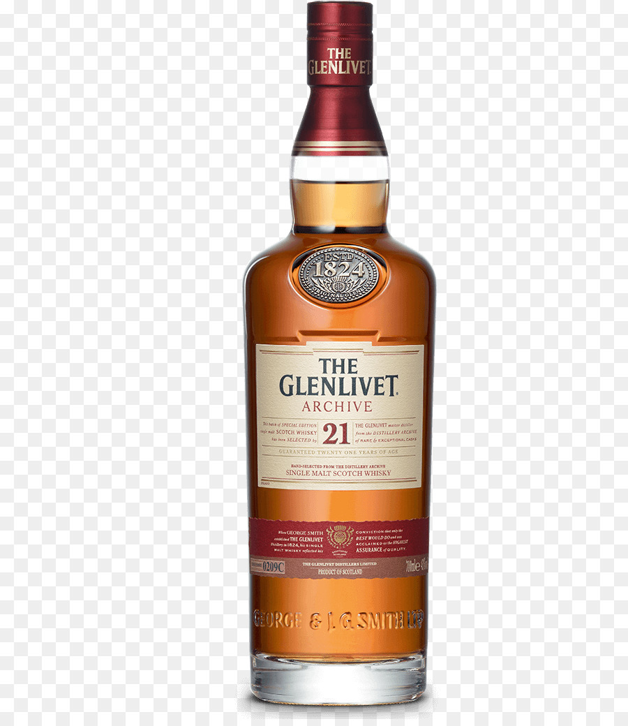 Glenlivet Penyulingan，Wiski Malt Tunggal PNG