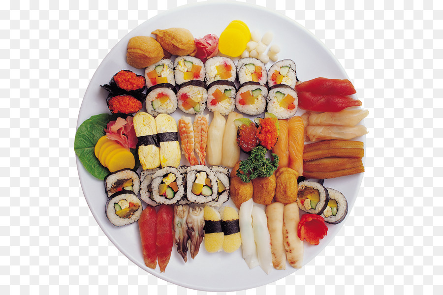 Piring Sushi，Masakan Jepang PNG