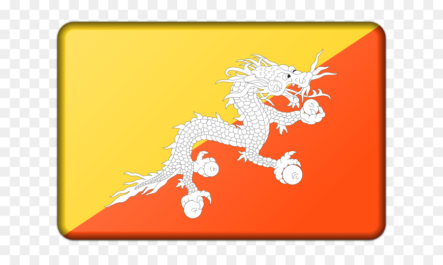 Bhutan，Bendera Bhutan PNG