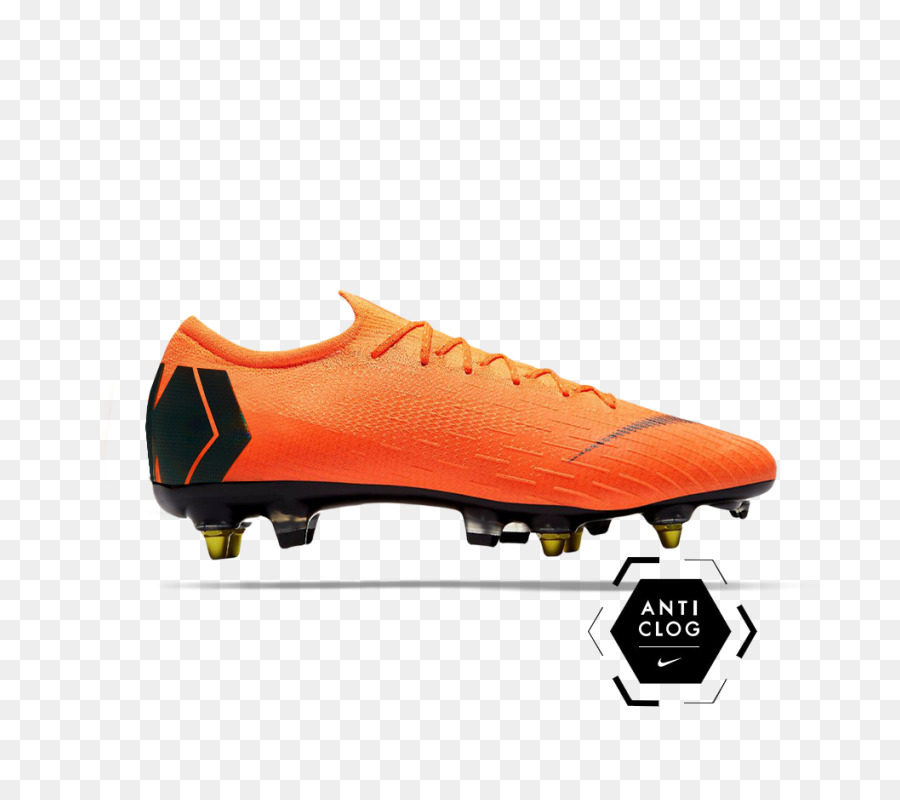 Cleat Sepak Bola Oranye，Sepatu PNG