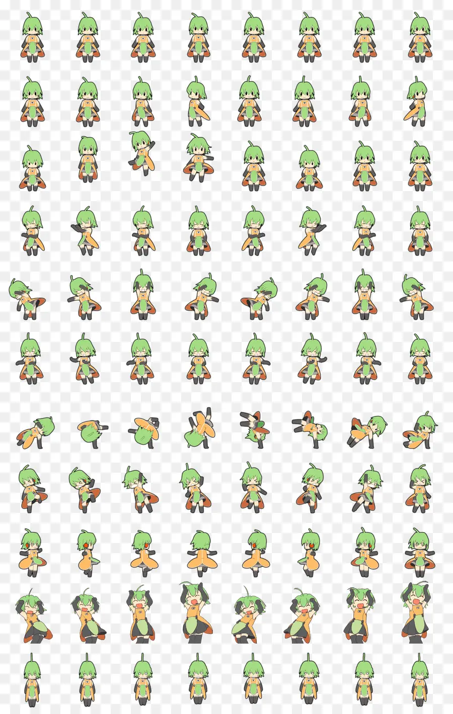 Sprite Karakter，Karakter PNG