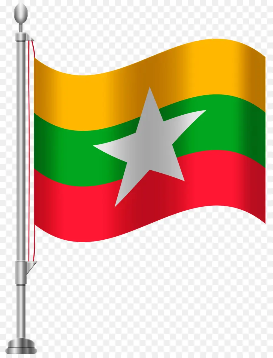 Bendera Myanmar，Kuning PNG