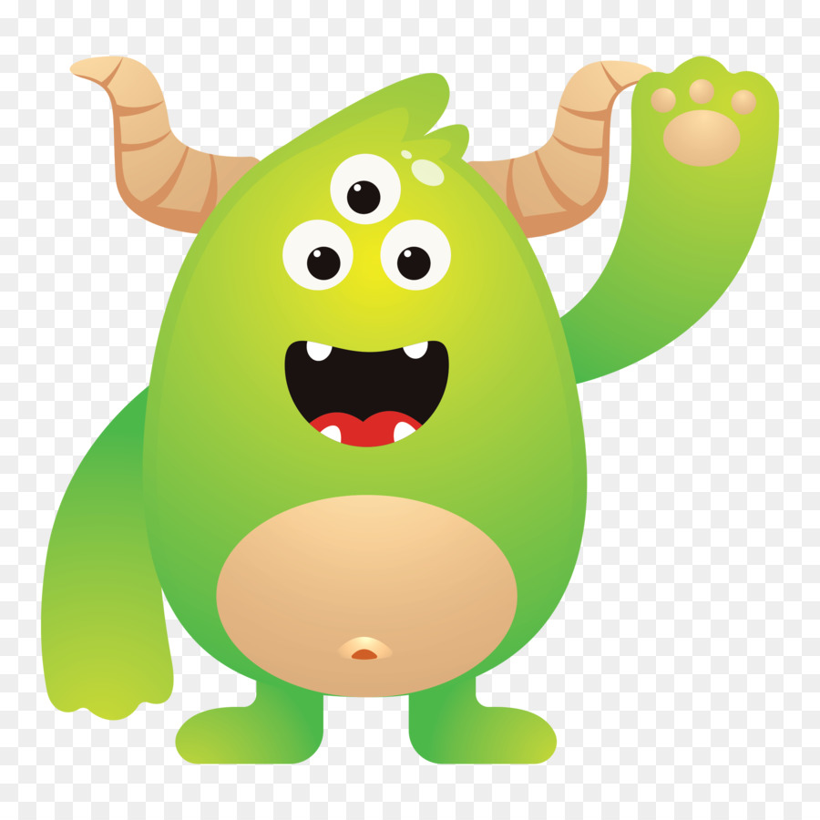 Monster Hijau，Kartun PNG