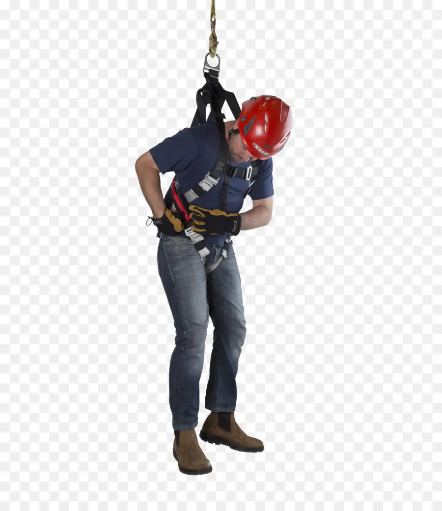 Pekerja Di Safety Harness，Pekerja PNG