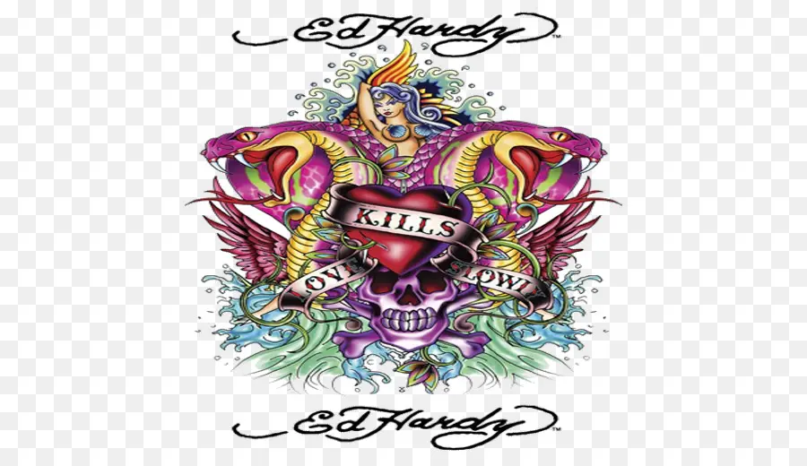 Desain Ed Hardy，Tato PNG