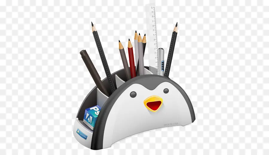 Tempat Pena Penguin，Pensil PNG