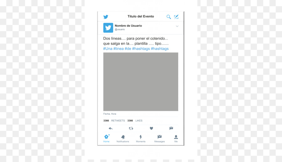 Postingan Media Sosial，Twitter PNG