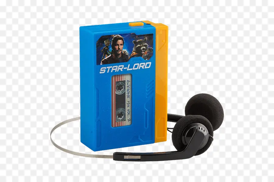 Pemutar Kaset Star Lord，Biru PNG