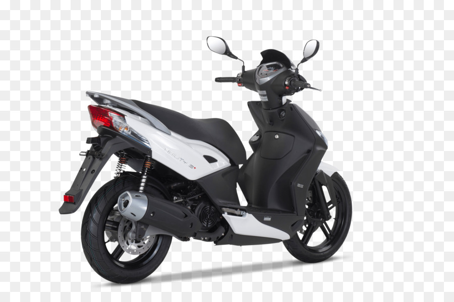 Sepeda Motor Merah Hitam，Skuter PNG