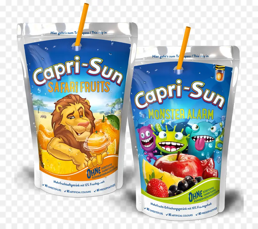 Kantong Capri Sun，Jus PNG