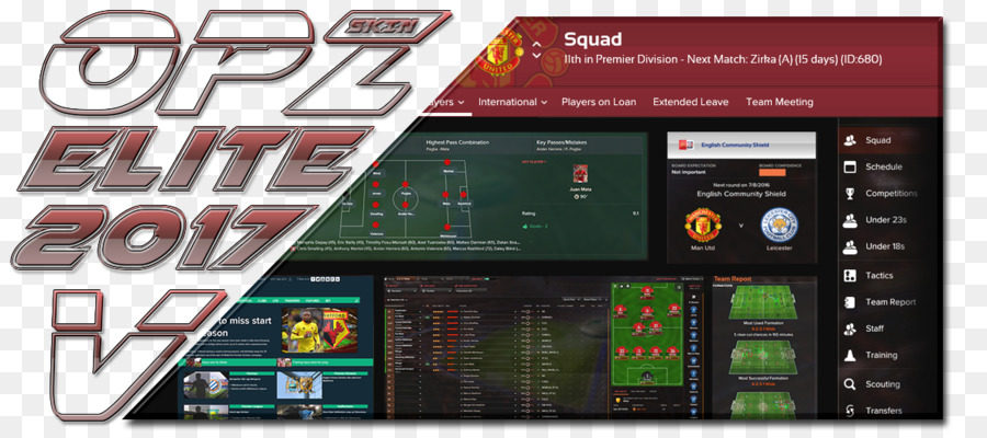 Football Manager 2017，Olahraga Interaktif PNG