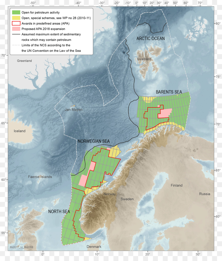 Peta Aktivitas Minyak Bumi，Laut Norwegia PNG