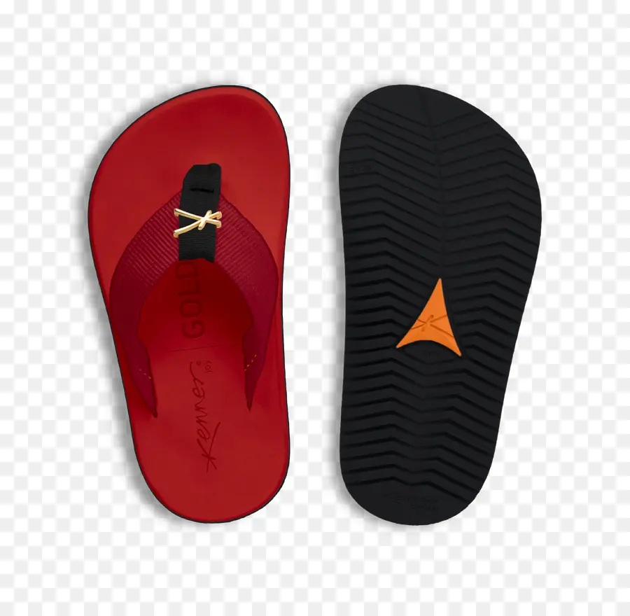 Sandal Jepit Merah，Sandal PNG