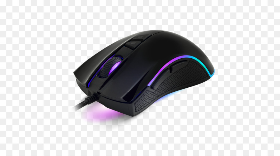 Mouse Berkabel Hitam，Komputer PNG