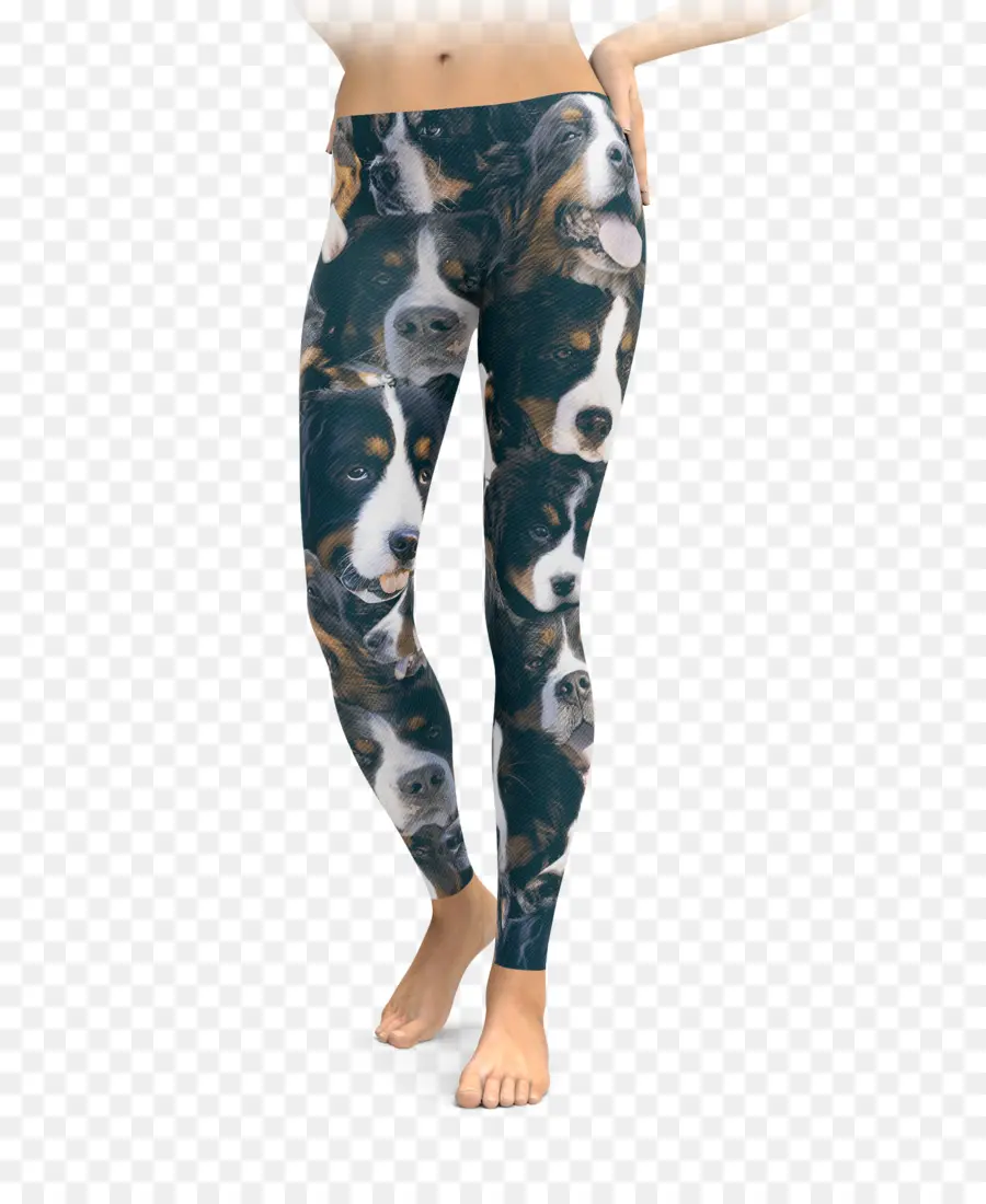 Legging Cetak Anjing，Bermotif PNG