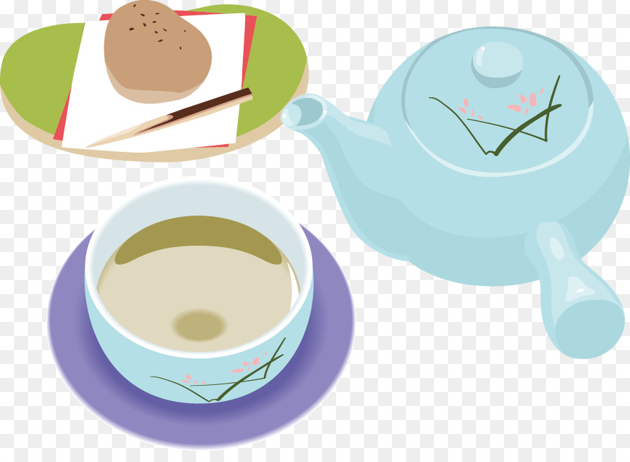 Wagashi，Teh Hijau PNG