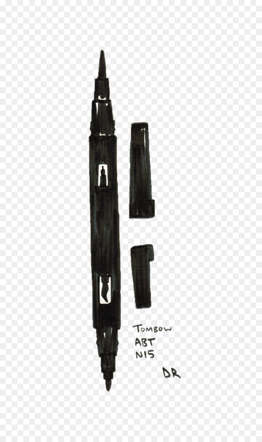 Pena，Tombow Ganda Sikat Pen PNG