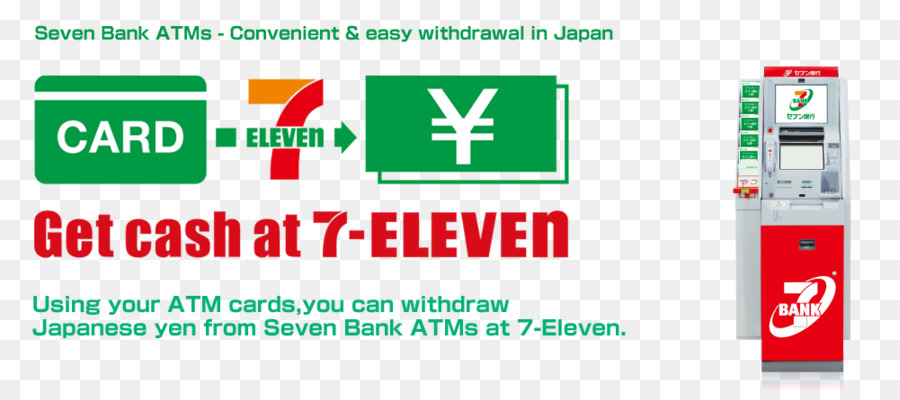 Automatic Teller Machine，7eleven PNG