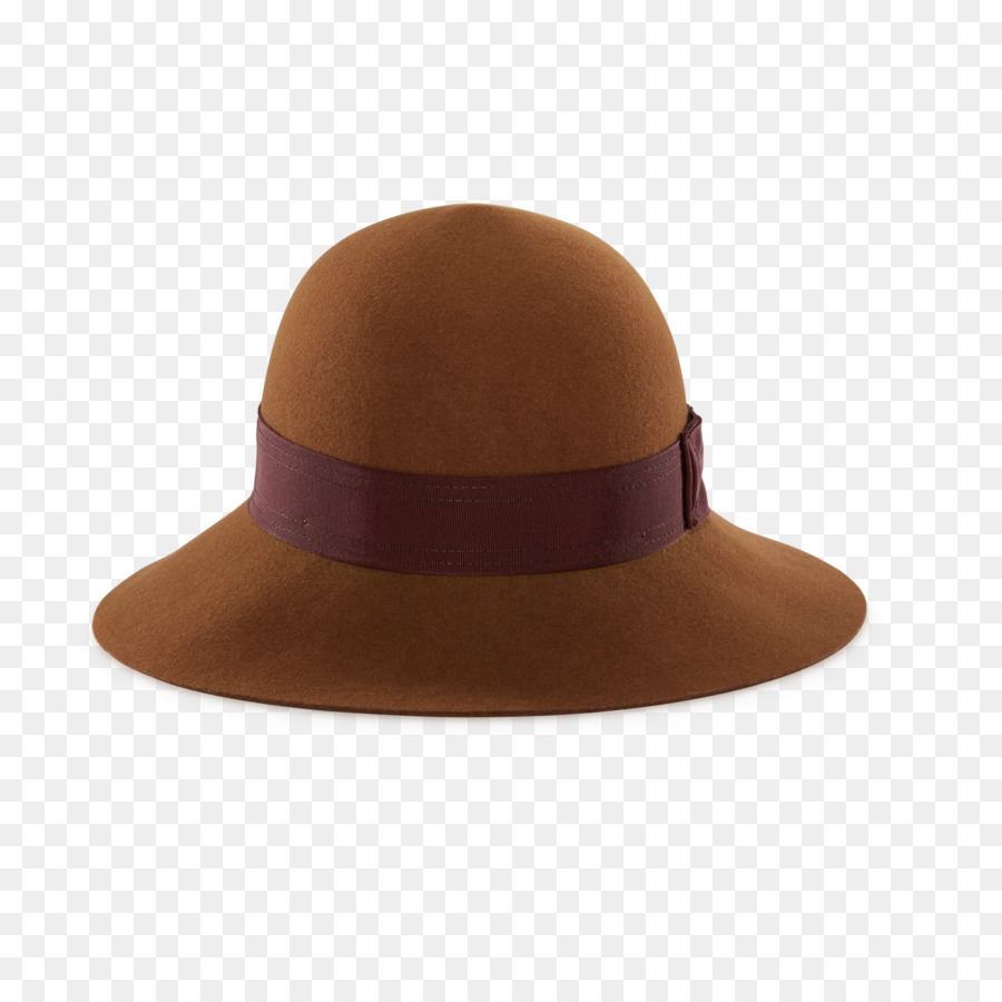 Topi Fedora，Cokelat PNG