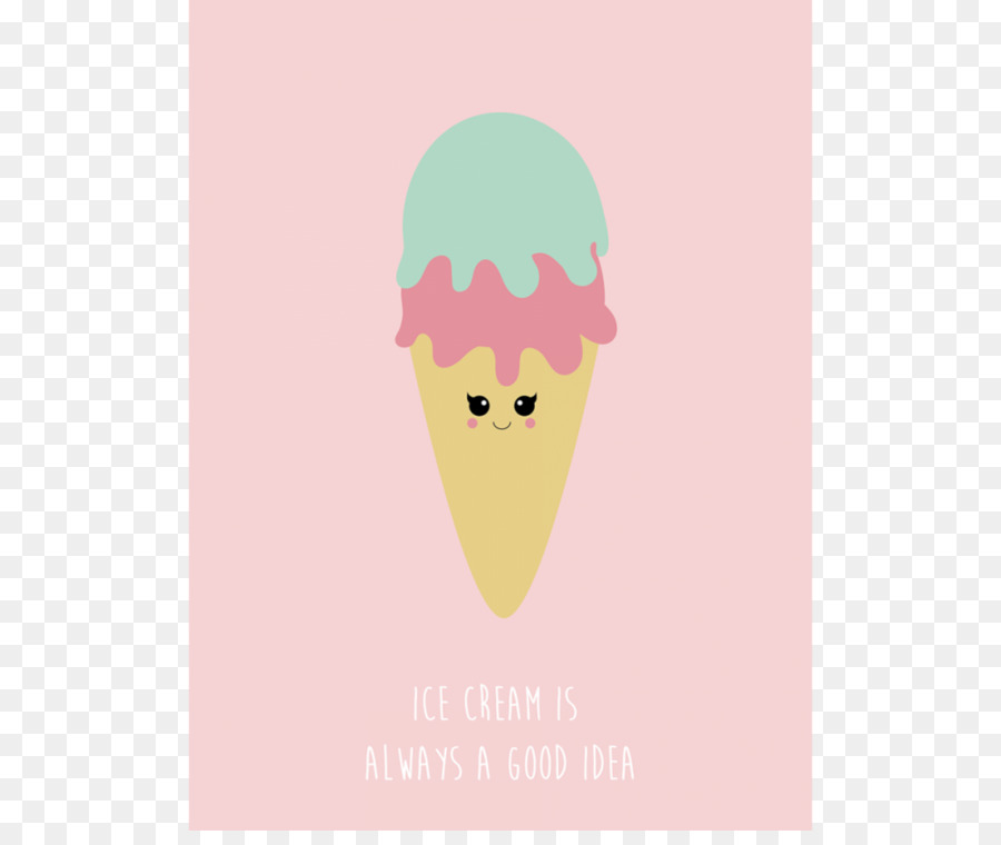 Kerucut Es Krim，Pink M PNG