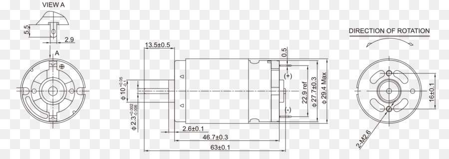 Motor Dc，Disikat Dc Motor Listrik PNG