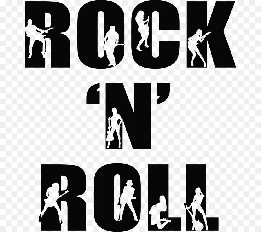 Teks Rock 'n' Roll，Musik PNG