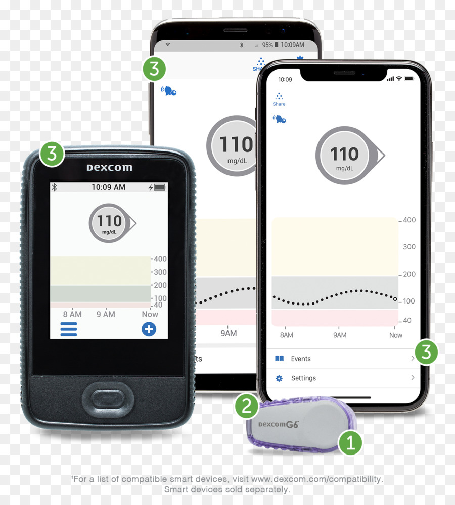 Perangkat Dexcom，Pemantau Glukosa PNG