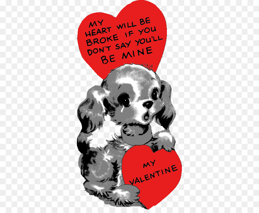 Anjing，Hari Valentine PNG