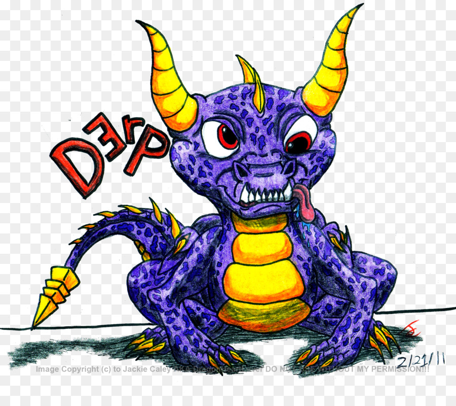 Spyro Skylanders Petualangan，Spyro Naga PNG