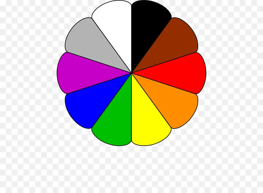 Roda Warna，Palet PNG