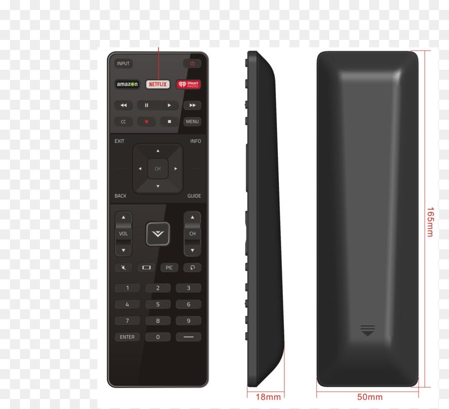 Vizio Xrt122，Remote Kontrol PNG