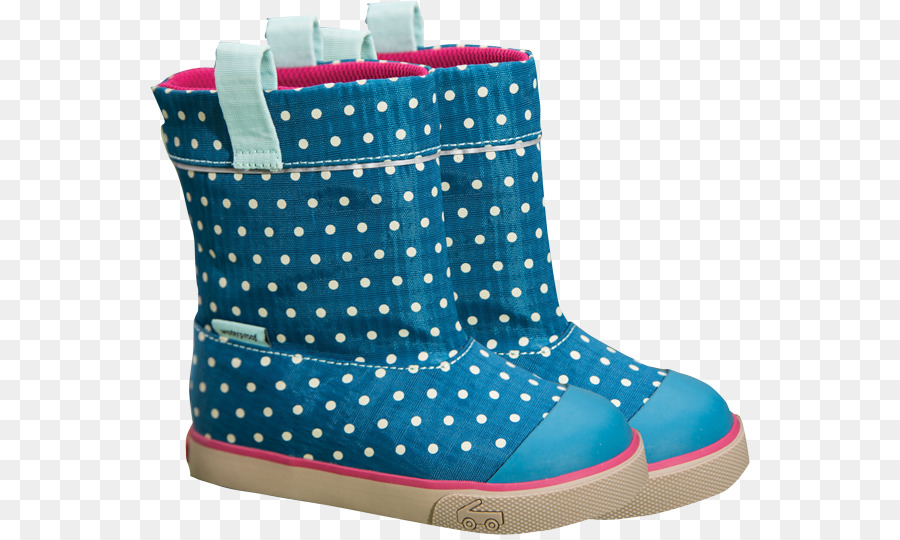 Polka Dot，Salju Boot PNG