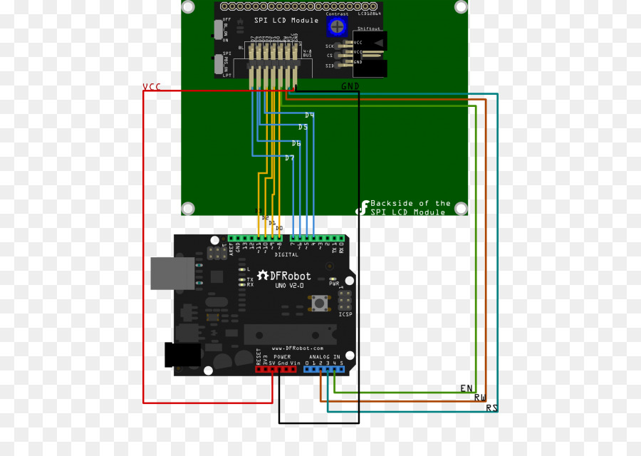 Arduino，Liquidcrystal Tampilan PNG