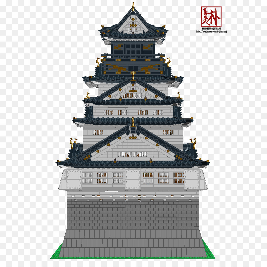 Istana Osaka，Zaman Azuchi Castle PNG