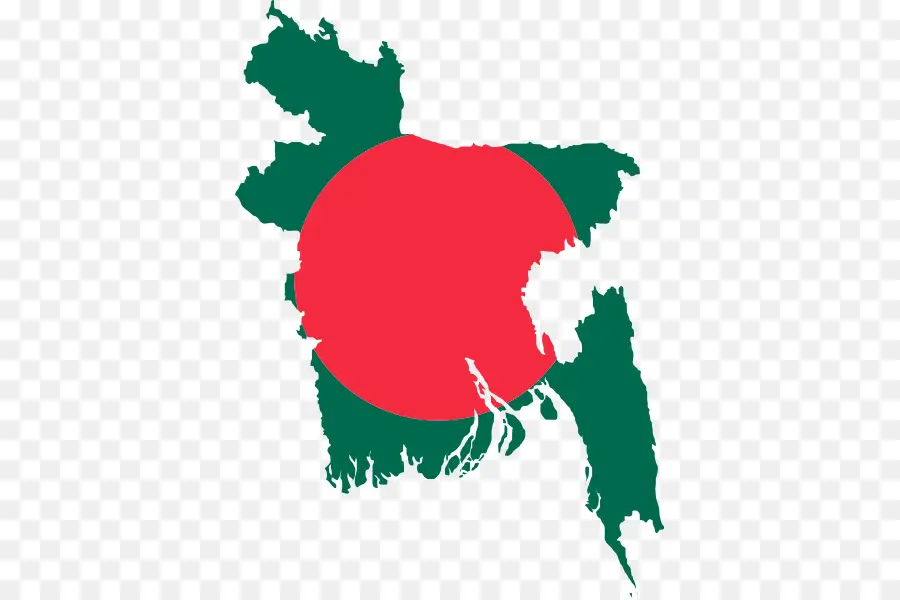 Peta Bangladesh，Bendera PNG